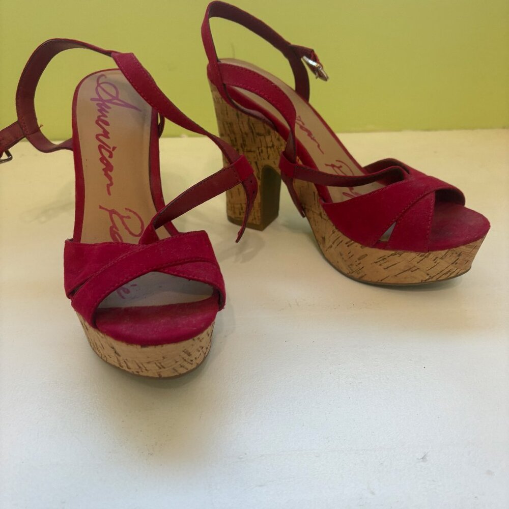 American Rag Red Suede Shoes